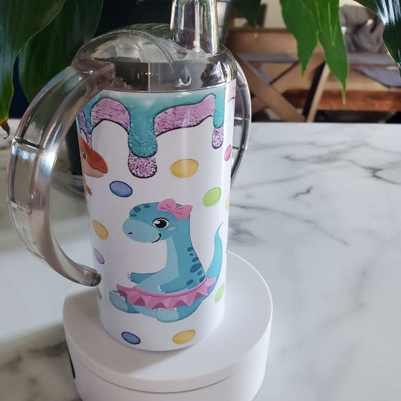 Baby Dinosaurs 12oz Sippy Cup with 2 lids - Picture 3 of 11